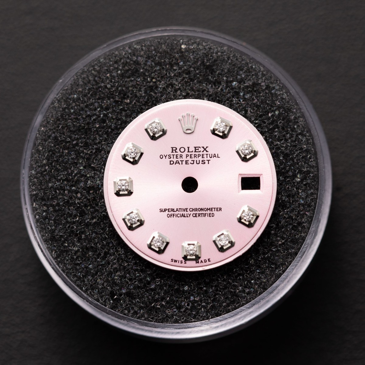 Rolex 26mm Custom Pink Diamond Dial for Datejust/Presidential