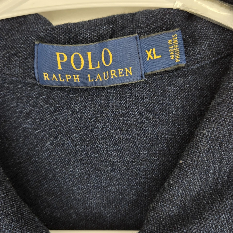 Camisa polo vintage Ralph Lauren dragón japonés. XL. azul Foto 3 de 4