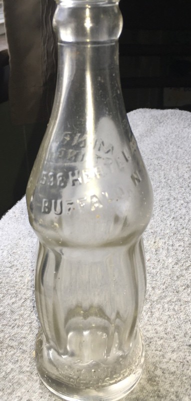 Vintage Rare MONROE-BOTTLING WKS.Bottle buffalo New York 6.5 flds.oz.