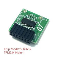 TPM 2.0 14pin-1 Module Trusted Platform SLB9665 for MSI MS-4136 B450M PRO-M2 USA