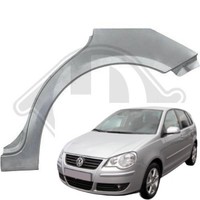 Radlauf Hinten Links FüR VW Polo 9N3 2005-2009 Seitenwand Reparaturblech 5-TüRer