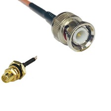 RG316 BNC MALE to RP-SMA Female O-Ring RF Cable Rapid-SHIP LOT