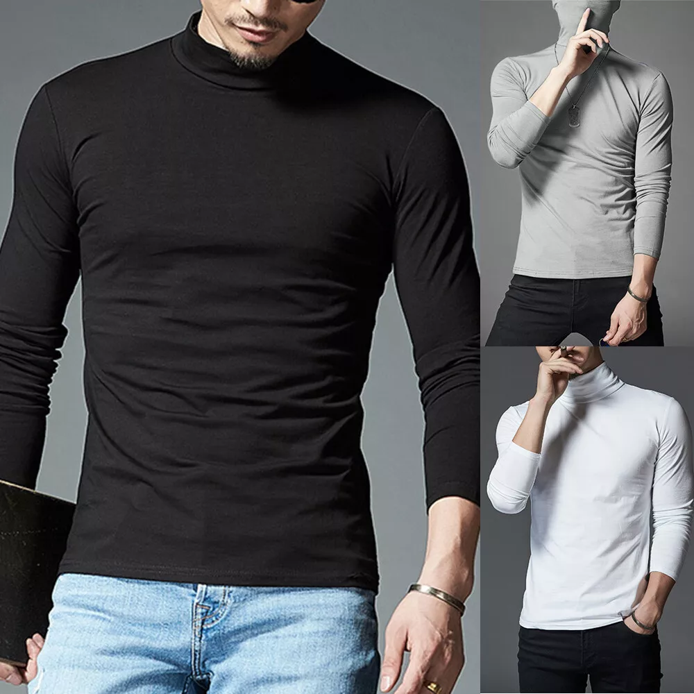 Thin long sleeve turtleneck sale