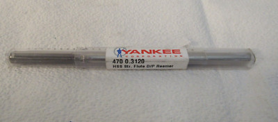 Yankee Corp 470 0.3120 HSS Straight Flute D/P Reamer 6 Flute