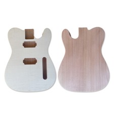 New guitar Body Mahogany Wood Flame Maple Veneer Guitar HH Pickup