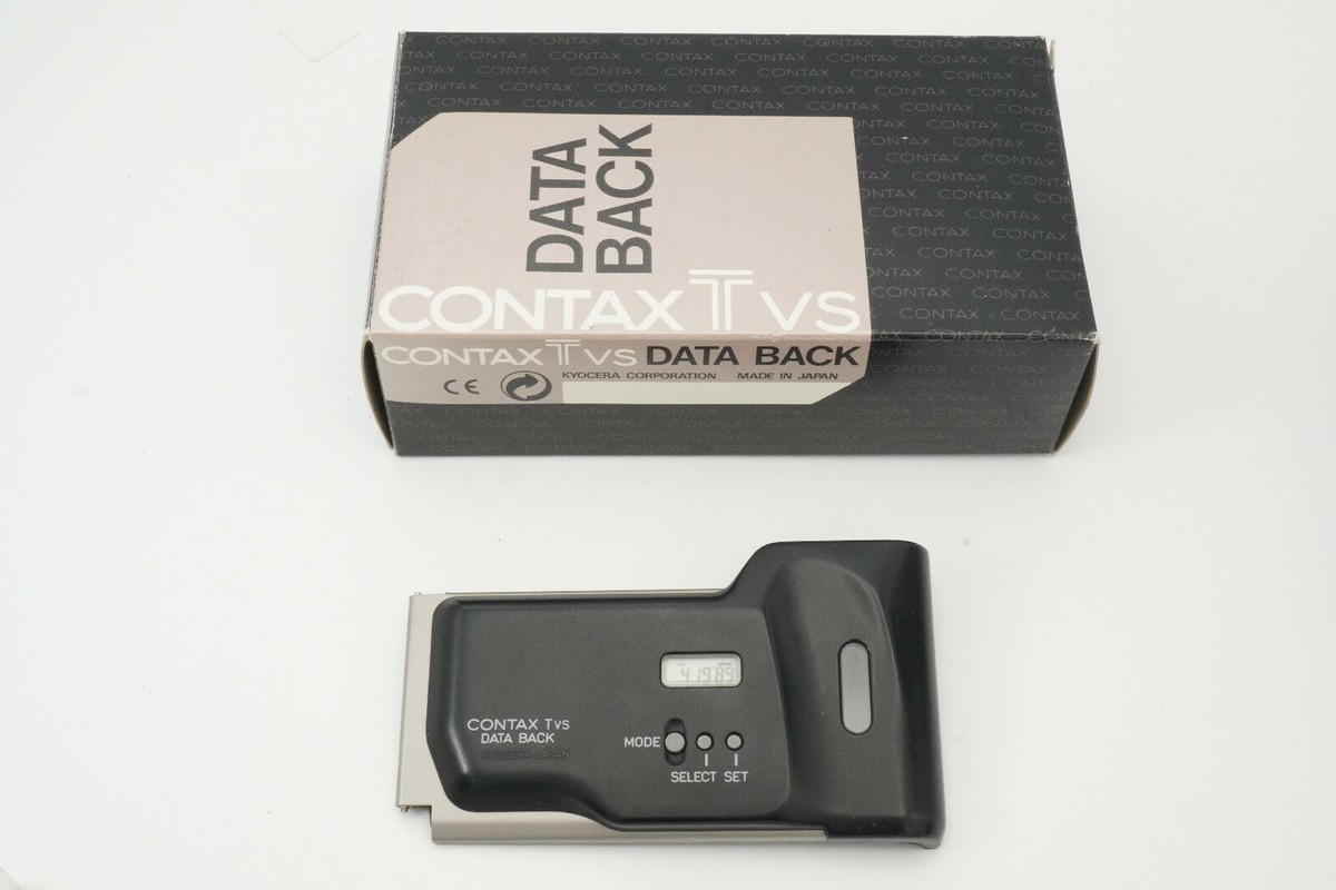 【美品】 コンタックス Contax TVS DATA BACK Top Mint in box] CONTAX TVS DATA BACK From JAPAN Tested