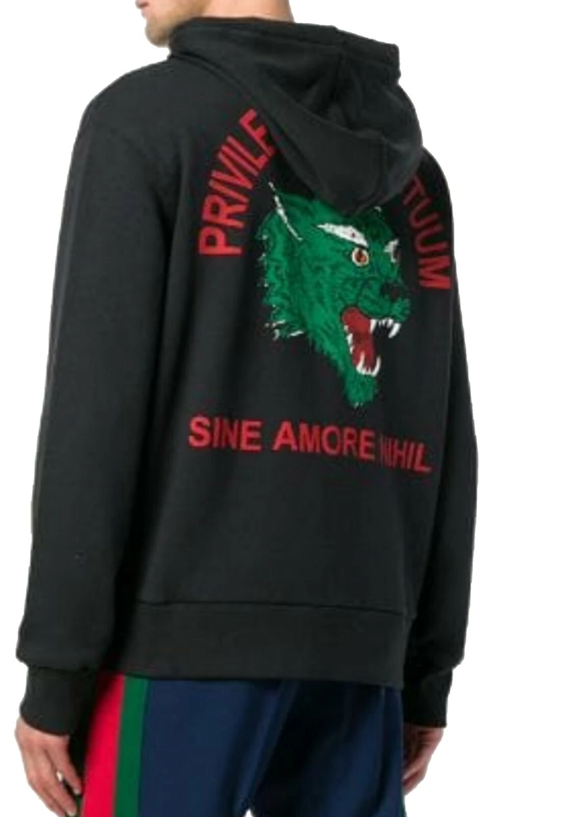 Gucci Giacca con Cappuccio Con Motivo Leone 519681X9V49. Black Friday RISPARMIO ENORME