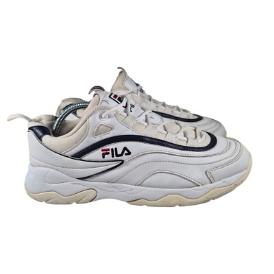 Fila Ray Weiß Herren Schuhe Sneaker UK 8 EU 42