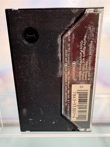 Vintage Cassette Tape 1984 Kenny Rogers Dolly Parton Christmas UNTESTED - Picture 2 of 3