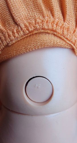 Vintage 1971 Crissy Doll Working Extending Hair Original Orange Dress - Picture 9 of 9