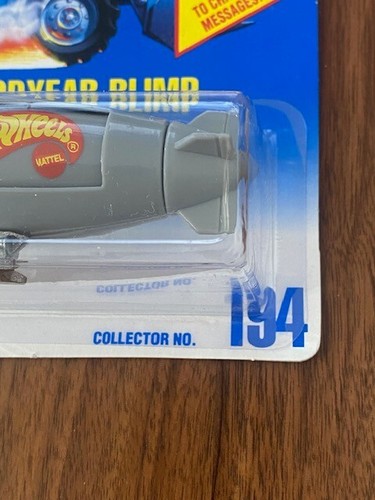 (3) 1991 HOT WHEELS BLIMPS FUJI #249 BLUE CARD (2) GOODYEAR #194 1 WHITE 1 GRAY - Picture 14 of 19