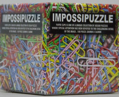 Impossipuzzle Paper Clips 100 Pieces Jigsaw Puzzle Funtime Gifts NIB
