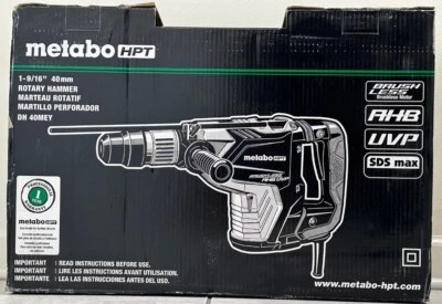 Metabo HPT DH40MEY 1-9/16-Inch SDS Max Brushless Rotary Hammer Drill, NIB