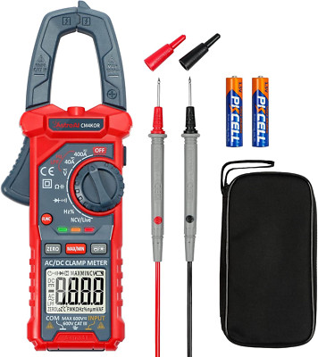 Digital Clamp Meter 4000 Counts - AC/DC Voltage, Current & More Tester