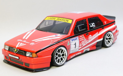 RC 1/10 Alfa Romeo 75 TURBO AWD Drift Car W/ LED *RTR* -RED- | eBay
