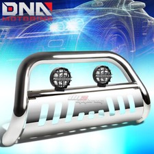For 02-09 Dodge Ram 150025003500 Chrome Bull Bar Grille Guardclear Fog Light