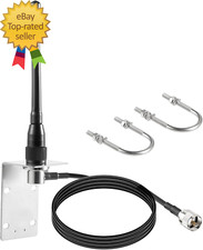 VHF Marine Radio Antenne Low-Profile 156-163Mhz Antenne PL259 Stecker mit 16.