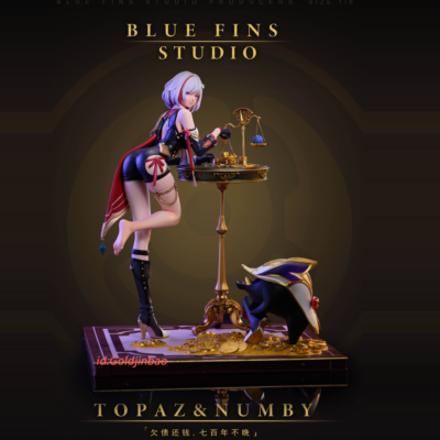 Blue Fins Studios Honkai: Star Rail Topaz Resin Statue Numby Model