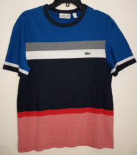   Lacoste REGULAR FIT Short Sleeve Men T-Shirt FR 4 US M  Measurements PRISTINE
