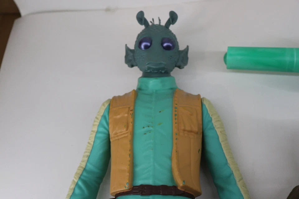 Star Wars Lote 4 figuras grandes 18" Greedo Big Figs 14" chewbacca con sable de luz Foto 4 de 4