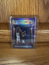 2020-21 Optic Giannis Antetokounmpo Air Defense Card #1 Purple Prizm Bucks