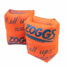 Zoggs Roll Ups Arm Float Bands 1-6 6-12 Year Easy Inflate Children Kids Swimming