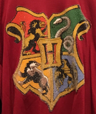 Hooded Shirt T-Shirt Harry Potter Reversible Cape Juniors Size XS, M, L, XL, 2XL