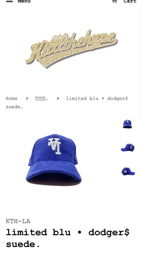 LA Dodgers Hat Snapback Limited Blu 