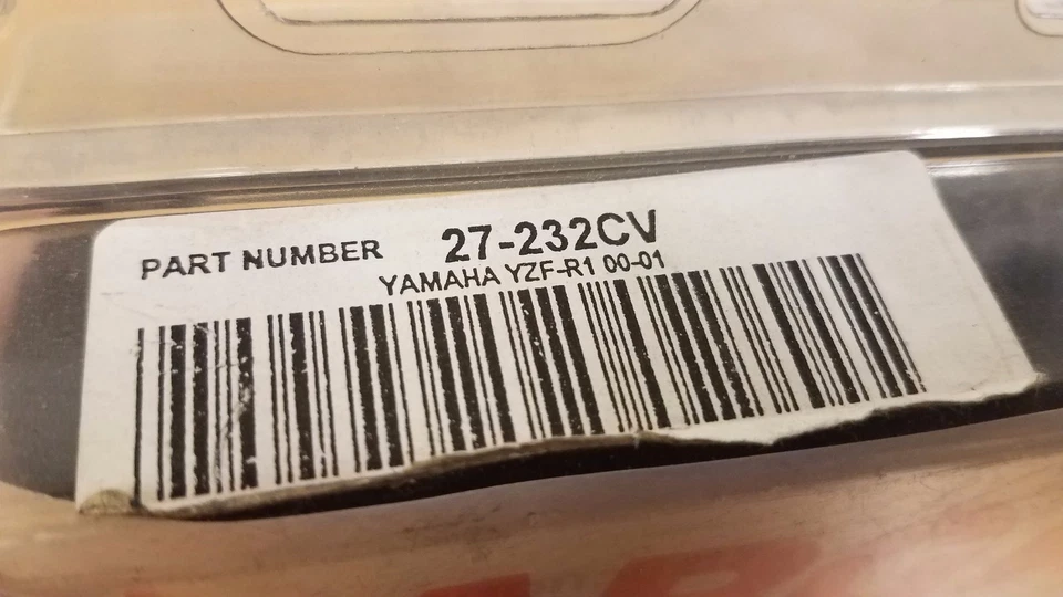 2001 YAMAHA YZF-R1 R1 TARGA TAMPA DO TANQUE ACABAMENTO DE TECIDO DE CARBONO PRETO VINIL PREMIUM - Imagem 4 de 4