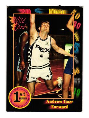 1991-92 Wild Card #45 Andrew Gaze Seton Hall Pirates | eBay