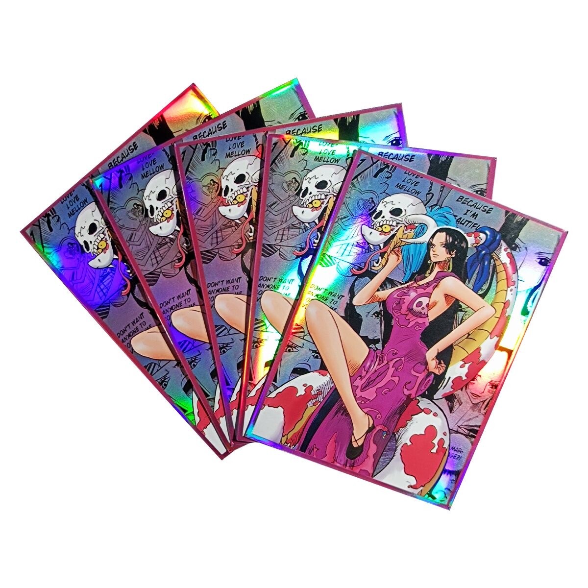 Trading Card ONE PIECE Boa Hancock Iridescent OPCG Card Sleeves