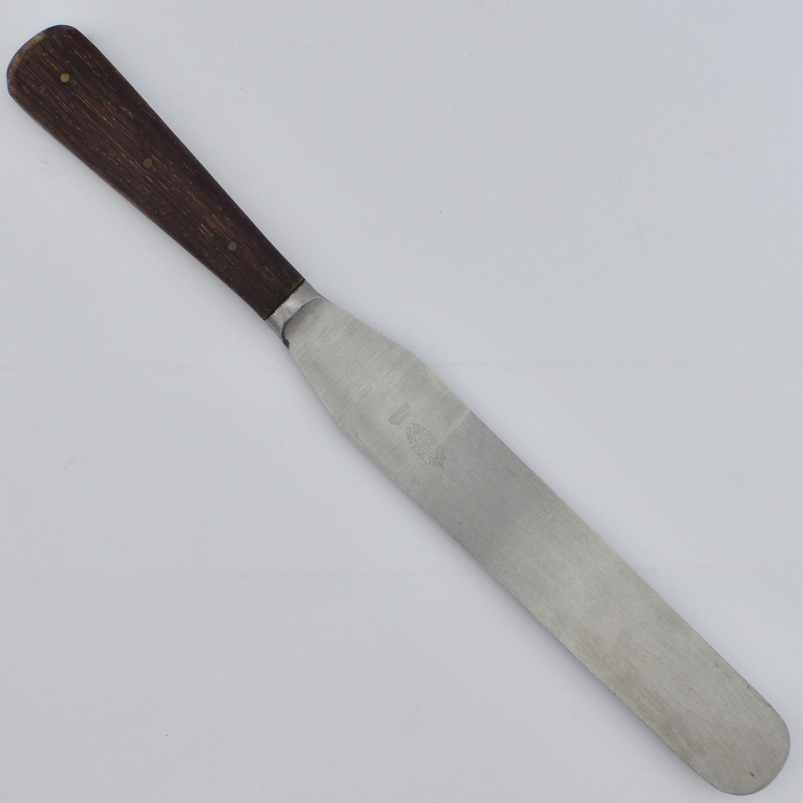 Antiguo Cuchillo Paleta Kayak Kay & Sons Pared Vintage Sheffield Acero Inoxidable Inglaterra