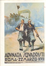Adunata squadristi-Roma 22 Marzo-Fascismo-Riproduzione ( 22550 )