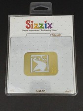 Sizzix Simple Impressions Embossing Folder Icon, Dove w/ Branch 38-9773 Peace