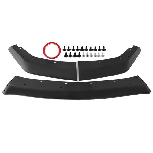 Black Front Bumper Lip Splitter Chin Spoiler For Ford Mustang S650 GT GTD 2024 + - Picture 7 of 12