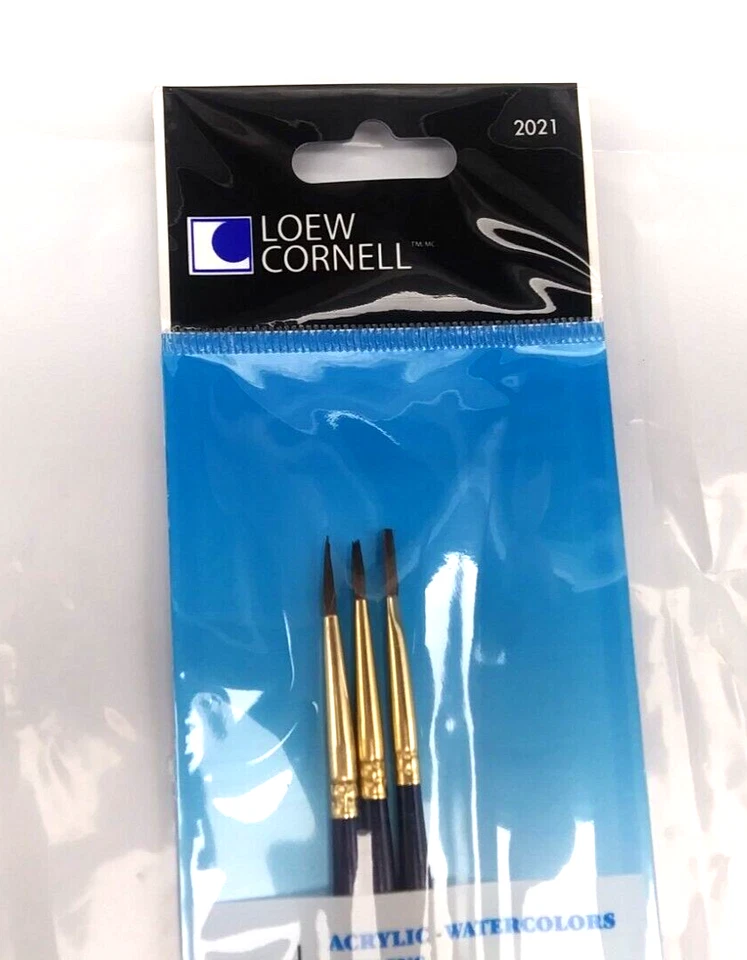 NUEVO PAQUETE DE 3 Cepillos para Cabello Natural Loew-Cornell Juego de 3 Piezas -2021 Foto 4 de 4