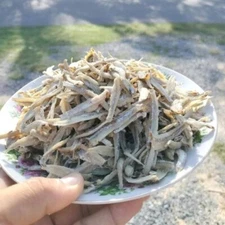 IKAN BILIS DRIED ANCHOVIES WITH CLEAN,PEALED, HEADLESS PREMIUM ANCHOVY  1KG