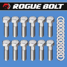 SBM INTAKE MANIFOLD BOLTS HEX STAINLESS KIT SMALL BLOCK MOPAR 273 318 340 360