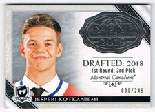 2018-19 The Cup Rookie Class of 2019 Draft Pick #/249 Pick From List !!