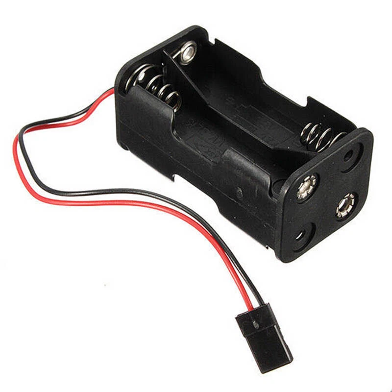 4 Cell AA Battery Box Holder with Futaba Connector for RC Receivers