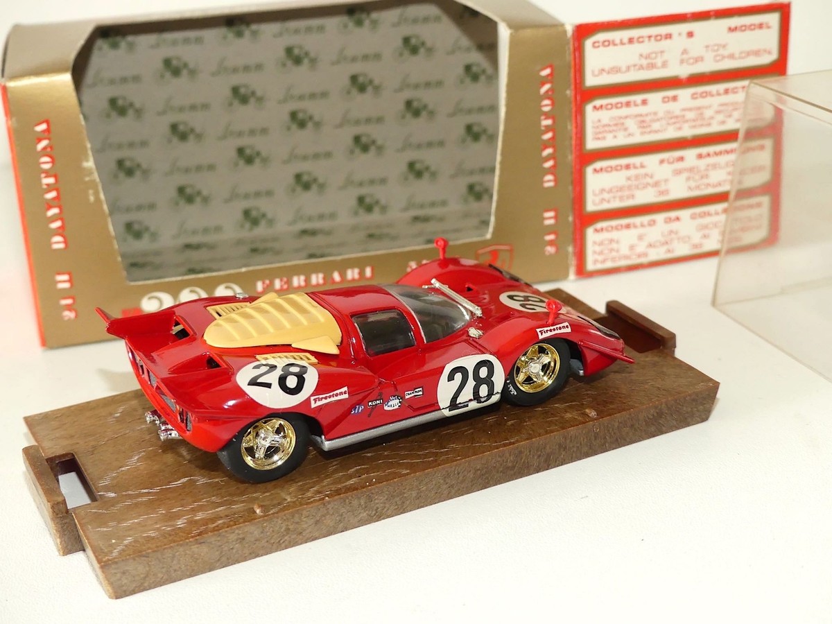 FERRARI 512 S N°28 24 HEURES DAYTONA 1970 BRUMM R200 1:43