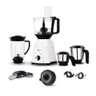 Philips Steel 4-Jar Mixer Grinder, 750-Watt,White,