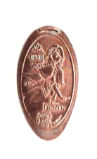 Elongated Penny "Frozen" Anna Disney Springs Once Upon a Toy Zinc