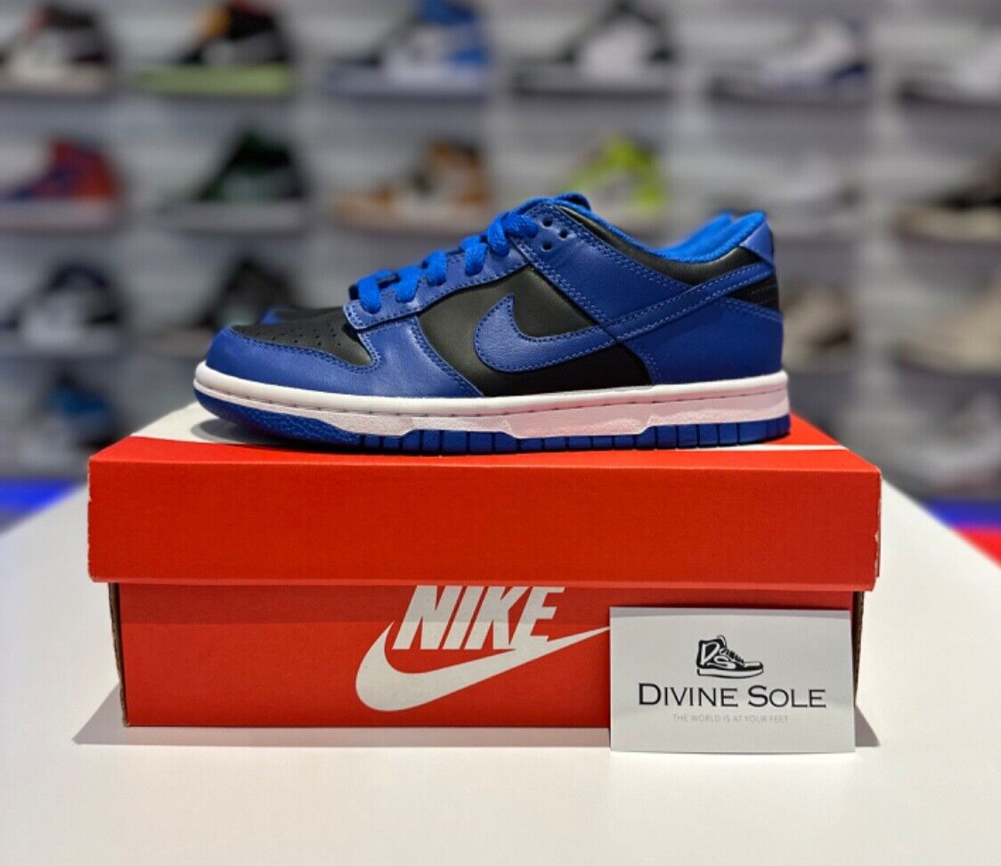 Cobalt Blue Hyper Cobalt Dunk Low On Feet Nike Dunk Low Retro