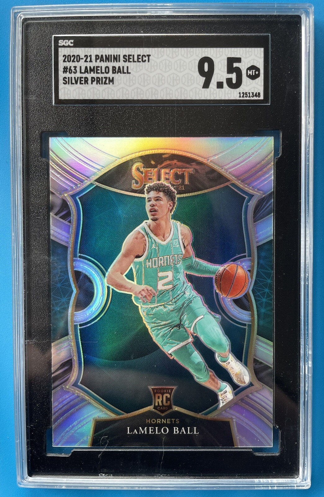 Select Balls 2020-21 Panini Select Blue #63 LaMelo Ball Rookie