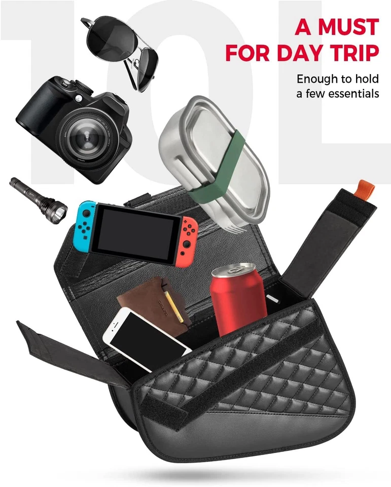 Синтетическая кожа мотоцикла Swingarm сумка инструмент сумка для Softail Sportster Dyna - Изображение 3 из 4