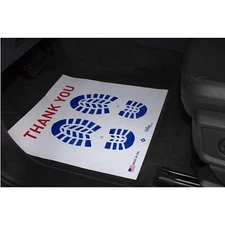 Prime Heavy Duty Blue Floor Mats – Disposable Car Protection – 500/Box