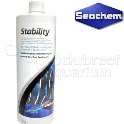 Stability Seachem Freshwater/Marine Bio-Filter Aquarium Cycle Bacteria 1L