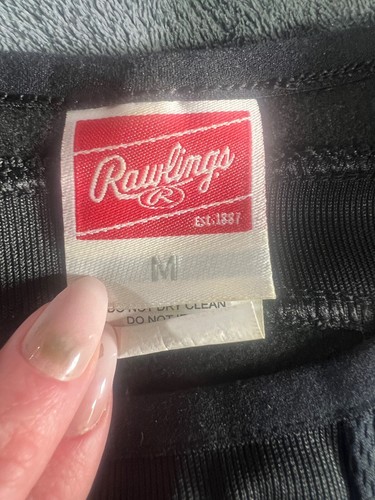 Rawlings Long Sleeve Baseball Warm Up Jersey Size Medium - Picture 6 of 11