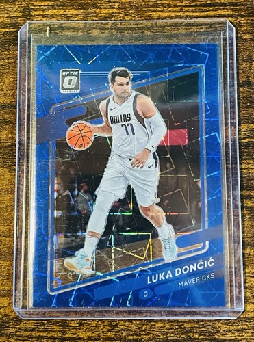 2021-22 Panini Donruss Optic 💥 Luka Doncic Blue Velocity #101, Color Match 🔥